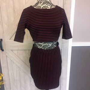 High waisted Skirt w/ crop top dress